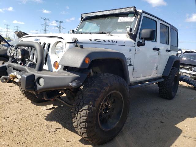 1C4BJWEG0DL671333 - 2013 JEEP WRANGLER SAHARA WHITE photo 1