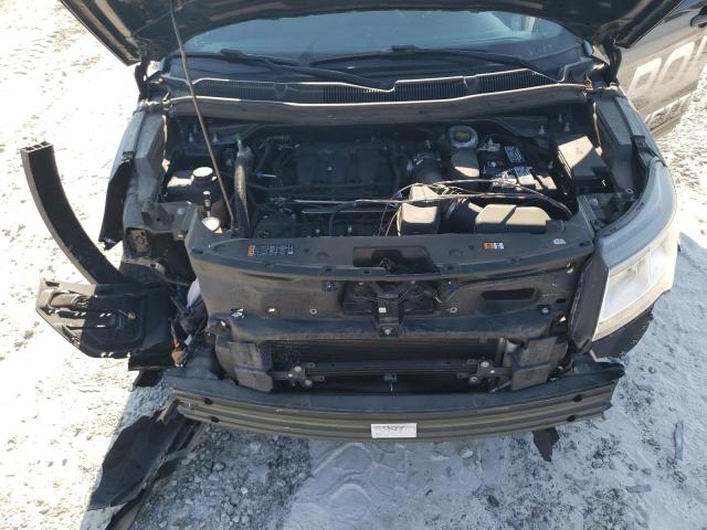 1FM5K8AR5JGB11868 - 2018 FORD EXPLORER POLICE INTERCEPTOR 黑色 照片 12