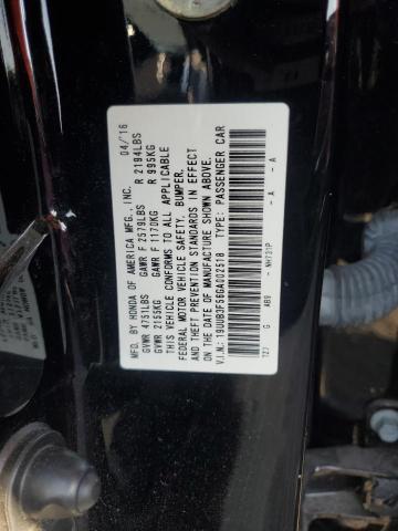 19UUB3F56GA002518 - 2016 ACURA TLX TECH BLACK photo 12