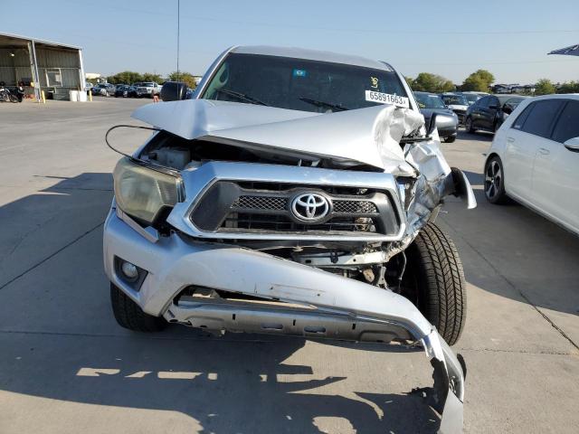 5TFJU4GN3CX025620 - 2012 TOYOTA TACOMA DOUBLE CAB PRERUNNER SILVER photo 5