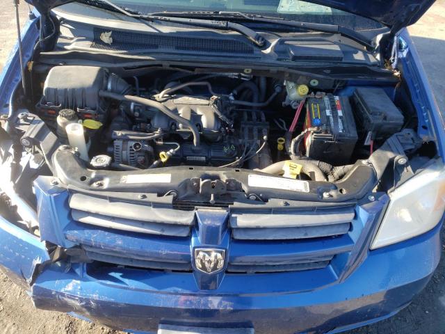 2D4RN4DE2AR208767 - 2010 DODGE GRAND CARA SE BLUE photo 7