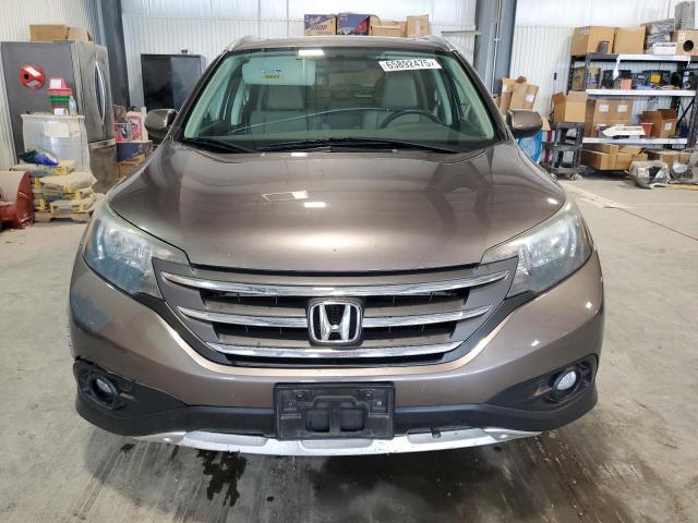 5J6RM4H78CL017209 - 2012 HONDA CR-V EXL بني صورة 5