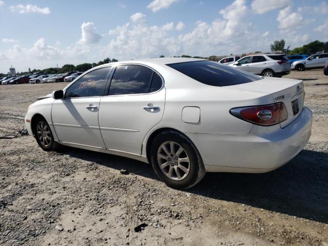 JTHBA30G045027632 - 2004 LEXUS ES 330 WHITE photo 2