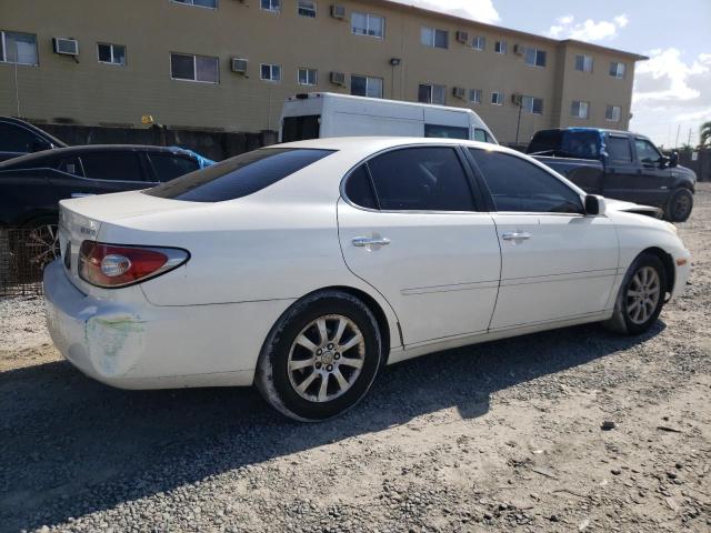 JTHBA30G045027632 - 2004 LEXUS ES 330 WHITE photo 3