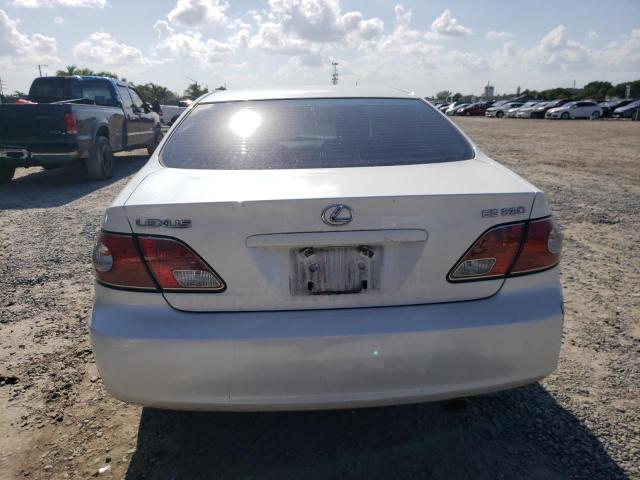 JTHBA30G045027632 - 2004 LEXUS ES 330 WHITE photo 6