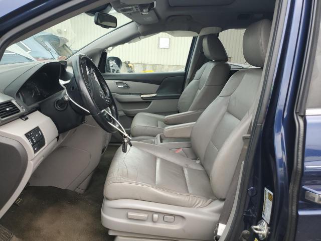 5FNRL5H69EB091752 - 2014 HONDA ODYSSEY EXL BLUE photo 7