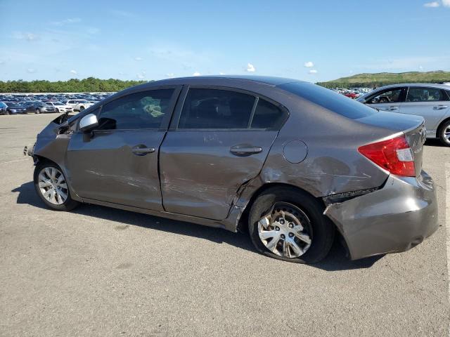19XFB2F54CE337270 - 2012 HONDA CIVIC LX GRAY photo 2
