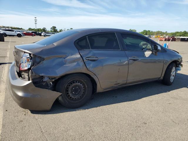 19XFB2F54CE337270 - 2012 HONDA CIVIC LX GRAY photo 3