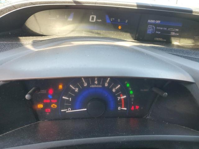 19XFB2F54CE337270 - 2012 HONDA CIVIC LX GRAY photo 9