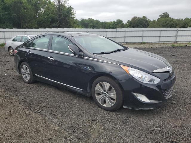 KMHEC4A44FA136331 - 2015 HYUNDAI SONATA HYBRID BLACK photo 4