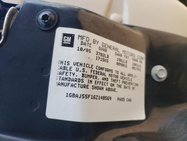 1G8AJ55F16Z148569 - 2006 SATURN ION LEVEL 2 绿色 照片 12