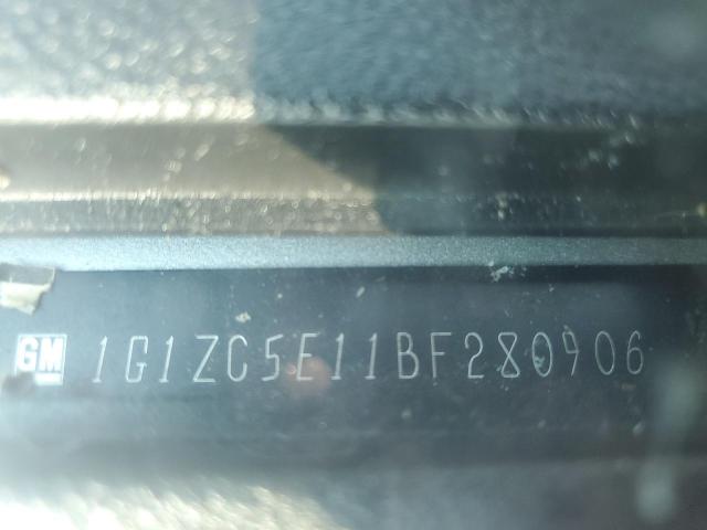 1G1ZC5E11BF280906 - 2011 CHEVROLET MALIBU 1LT ვერცხლისფერი ფოტო 12