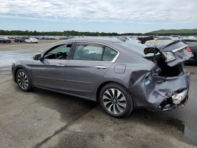 1HGCR6F51FA013109 - 2015 HONDA ACCORD HYBRID EXL GRAY photo 2