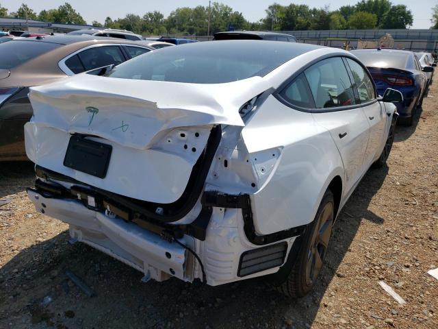 5YJ3E1EA3PF589921 - 2023 TESLA MODEL 3 WHITE photo 3