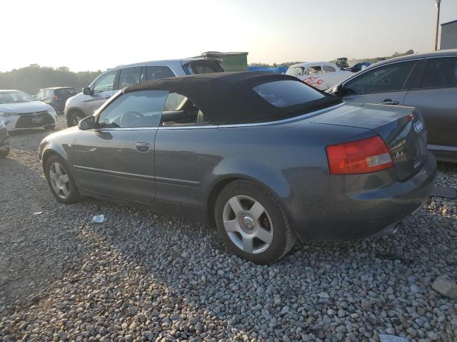 WAUAC48H24K012056 - 2004 AUDI A4 1.8 CABRIOLET GRAY photo 2