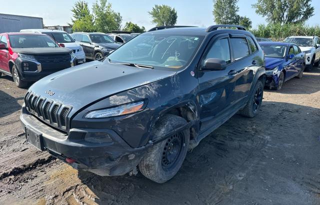 1C4PJMBS4GW201912 - 2016 JEEP CHEROKEE TRAILHAWK GRAY photo 2