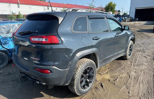 1C4PJMBS4GW201912 - 2016 JEEP CHEROKEE TRAILHAWK GRAY photo 4