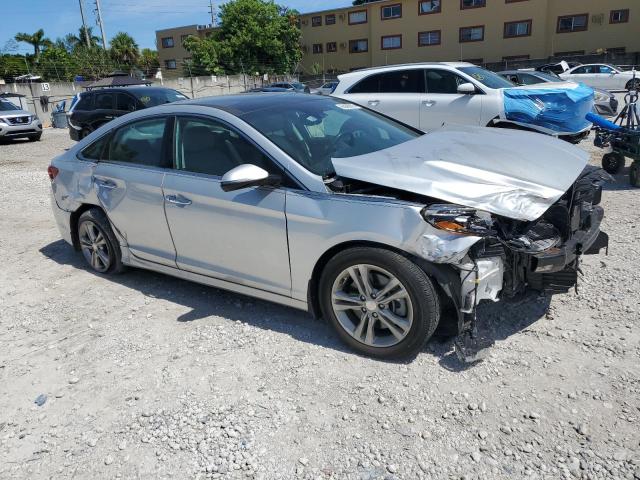 5NPE34AFXJH715184 - 2018 HYUNDAI SONATA SPORT Srebrny zdjęcie 4