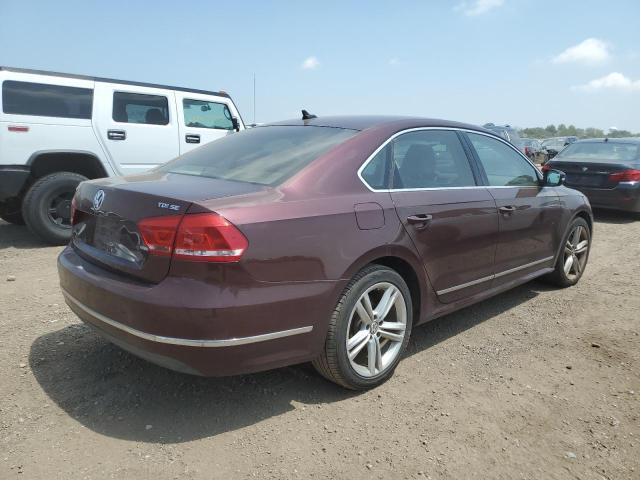 1VWBN7A34DC096020 - 2013 VOLKSWAGEN PASSAT SE ბურგუნდია ფოტო 3