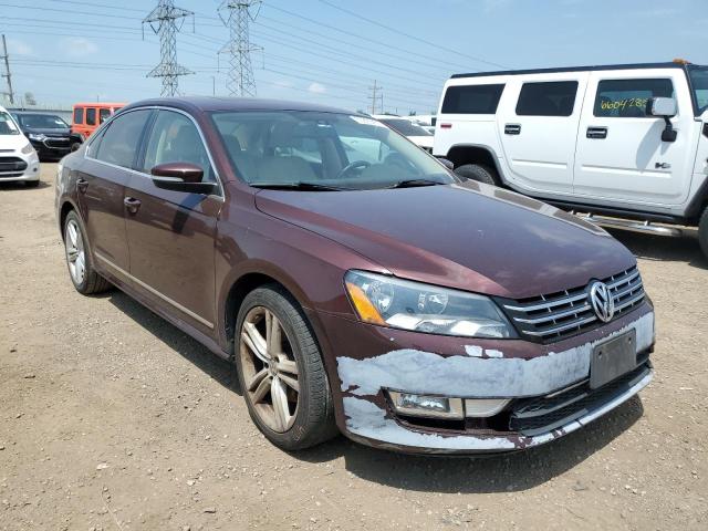 1VWBN7A34DC096020 - 2013 VOLKSWAGEN PASSAT SE ბურგუნდია ფოტო 4