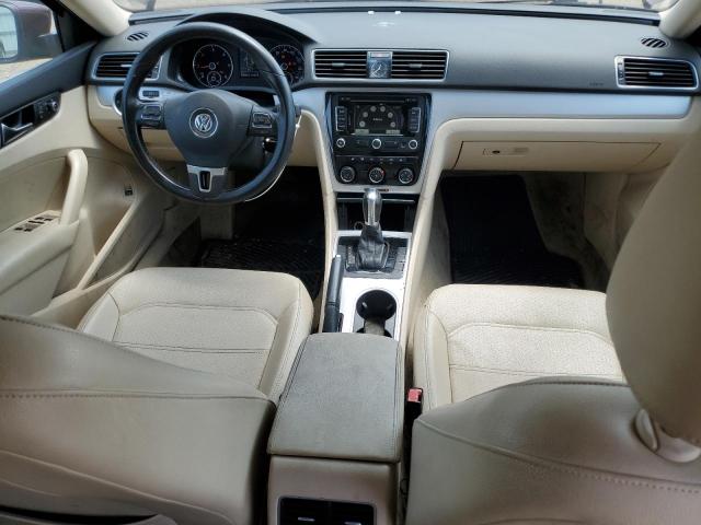 1VWBN7A34DC096020 - 2013 VOLKSWAGEN PASSAT SE ბურგუნდია ფოტო 8