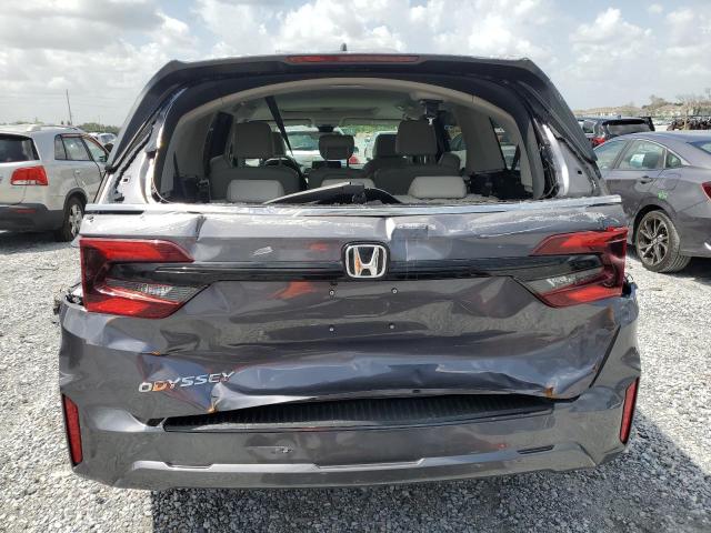 5FNRL6H65SB014443 - 2025 HONDA ODYSSEY EXL GRAY photo 6