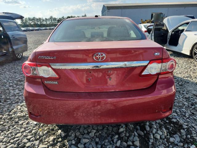 2T1BU4EEXCC897430 - 2012 TOYOTA COROLLA BASE Kırmızı fotoğraf 6