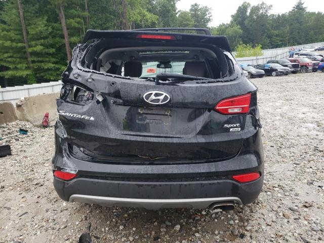 5XYZUDLB0GG307009 - 2016 HYUNDAI SANTA FE S BLACK photo 6