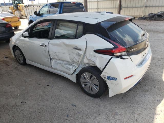 1N4AZ1BP5LC302323 - 2020 NISSAN LEAF S WHITE photo 2