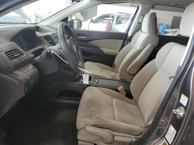 5J6RM4H51DL007542 - 2013 HONDA CR-V EX GRAY photo 7