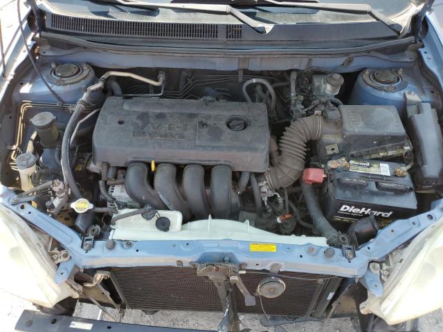 2T1KR32E15C336603 - 2005 TOYOTA COROLLA MA XR BLUE photo 11