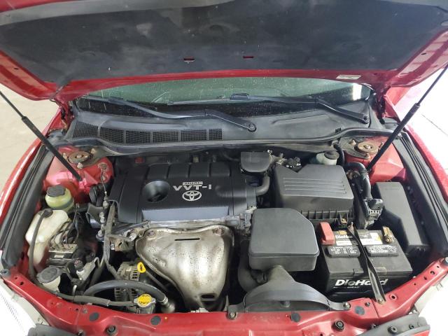 4T4BF3EK7AR042292 - 2010 TOYOTA CAMRY BASE 红色 照片 11