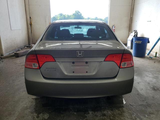 2HGFA16898H504808 - 2008 HONDA CIVIC EX GRAY photo 6