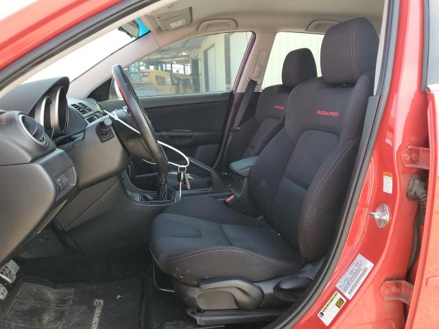 JM1BK34L991212993 - 2009 MAZDA SPEED 3 RED photo 7