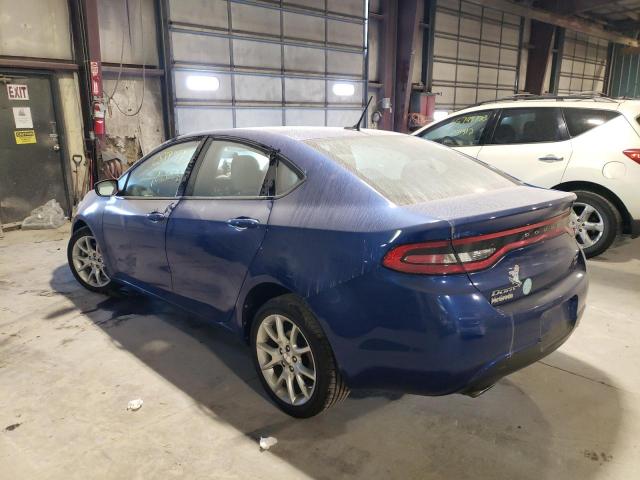 1C3CDFBH1DD142402 - 2013 DODGE DART 4D SXT BLUE photo 2