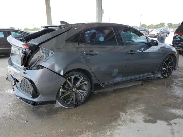 SHHFK7H99HU219275 - 2017 HONDA CIVIC SPORT TOURING GRAY photo 3