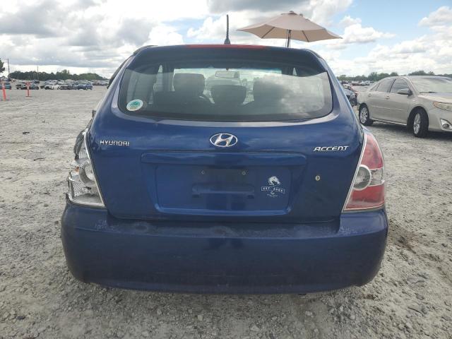 KMHCM36C47U034431 - 2007 HYUNDAI ACCENT GS BLUE photo 6