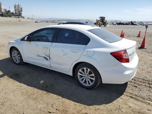 2HGFB2F95CH566386 - 2012 HONDA CIVIC EXL თეთრი ფოტო 2