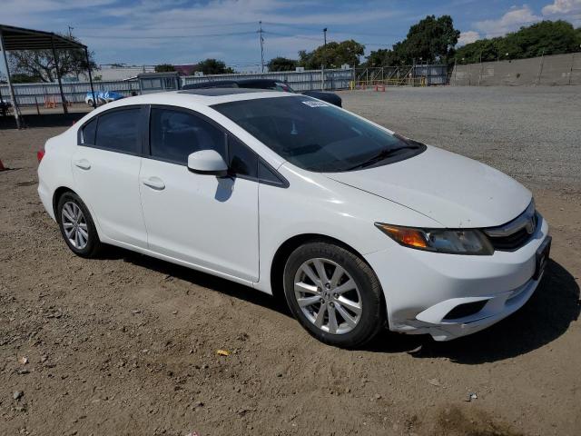 2HGFB2F95CH566386 - 2012 HONDA CIVIC EXL თეთრი ფოტო 4
