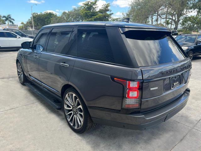 SALGV5FEXHA353019 - 2017 LAND ROVER RANGE ROVE AUTOBIOGRAPHY GRAY photo 2