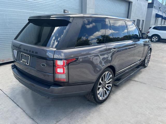 SALGV5FEXHA353019 - 2017 LAND ROVER RANGE ROVE AUTOBIOGRAPHY GRAY photo 3