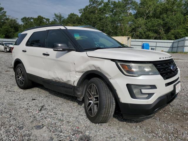 1FM5K8GT7GGC47110 - 2016 FORD EXPLORER SPORT 白色 照片 4