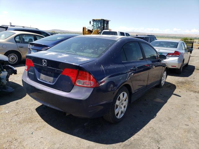 1HGFA16507L004432 - 2007 HONDA CIVIC LX BLUE photo 3