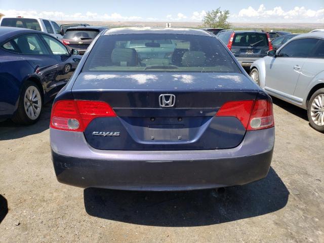 1HGFA16507L004432 - 2007 HONDA CIVIC LX BLUE photo 6