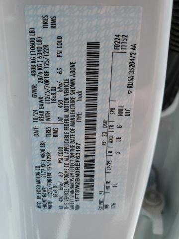 1FT8W2BN0REF63197 - 2024 FORD F250 SUPER DUTY 白色 照片 13