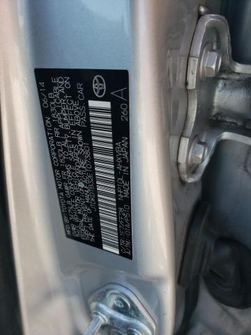 JTDKDTB32E1073801 - 2014 TOYOTA PRIUS C SILVER photo 12