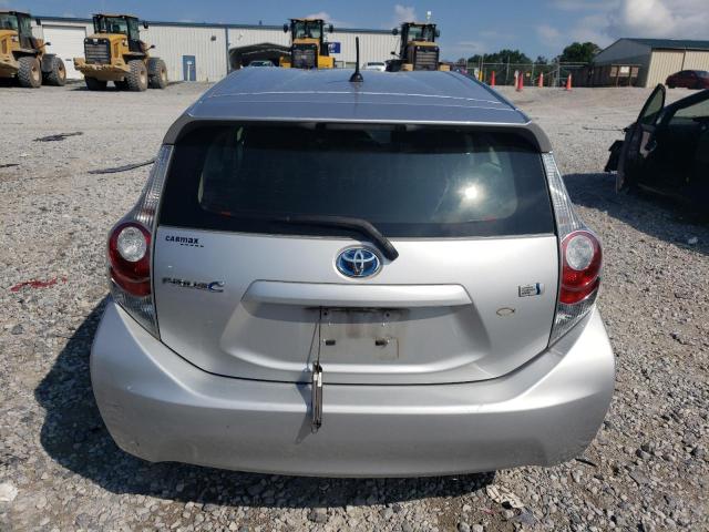 JTDKDTB32E1073801 - 2014 TOYOTA PRIUS C SILVER photo 6