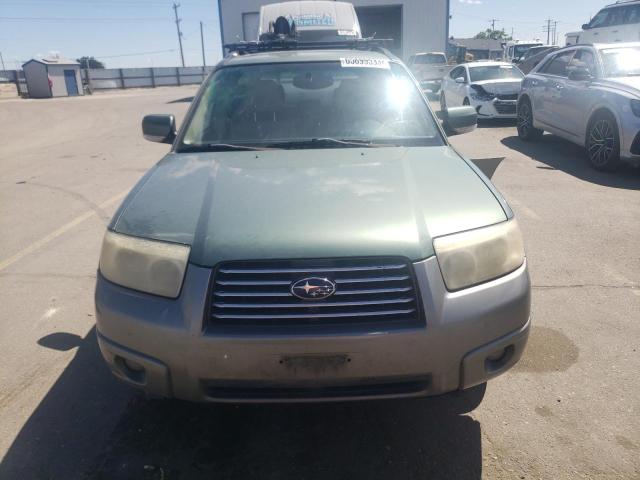 JF1SG67676H729162 - 2006 SUBARU FORESTER 2.5X LL BEAN GREEN photo 5