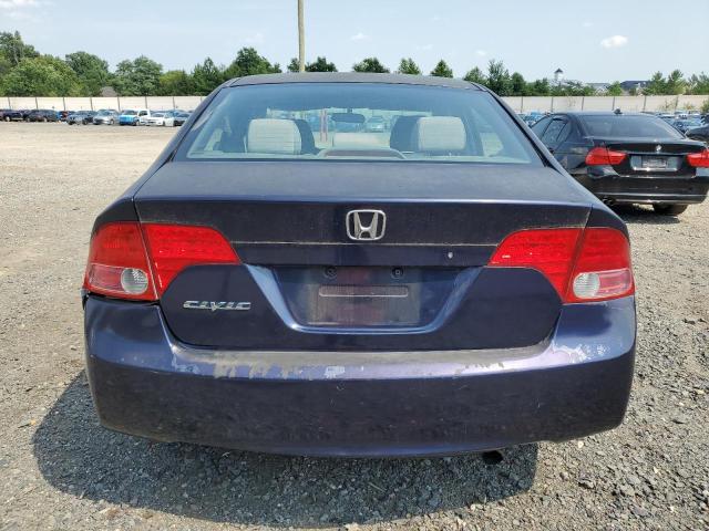 1HGFA16807L091419 - 2007 HONDA CIVIC EX BLUE photo 6