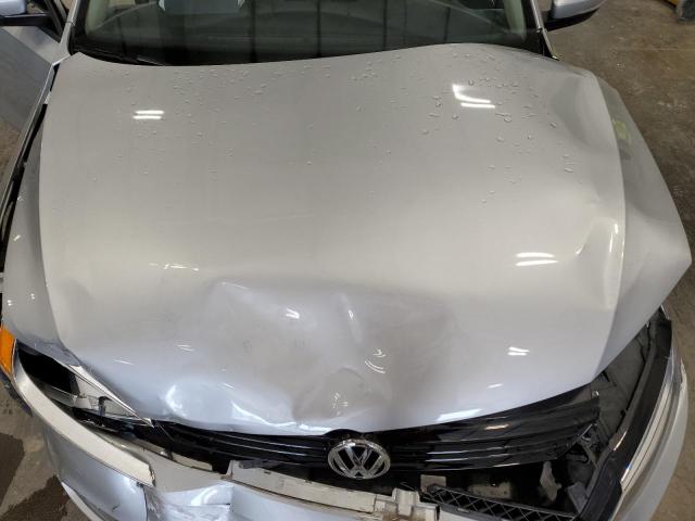 3VWDP7AJXCM402121 - 2012 VOLKSWAGEN JETTA SE SILVER photo 11
